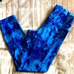 Lululemon Align Leggings Blue Tie Dye Size 8 26in